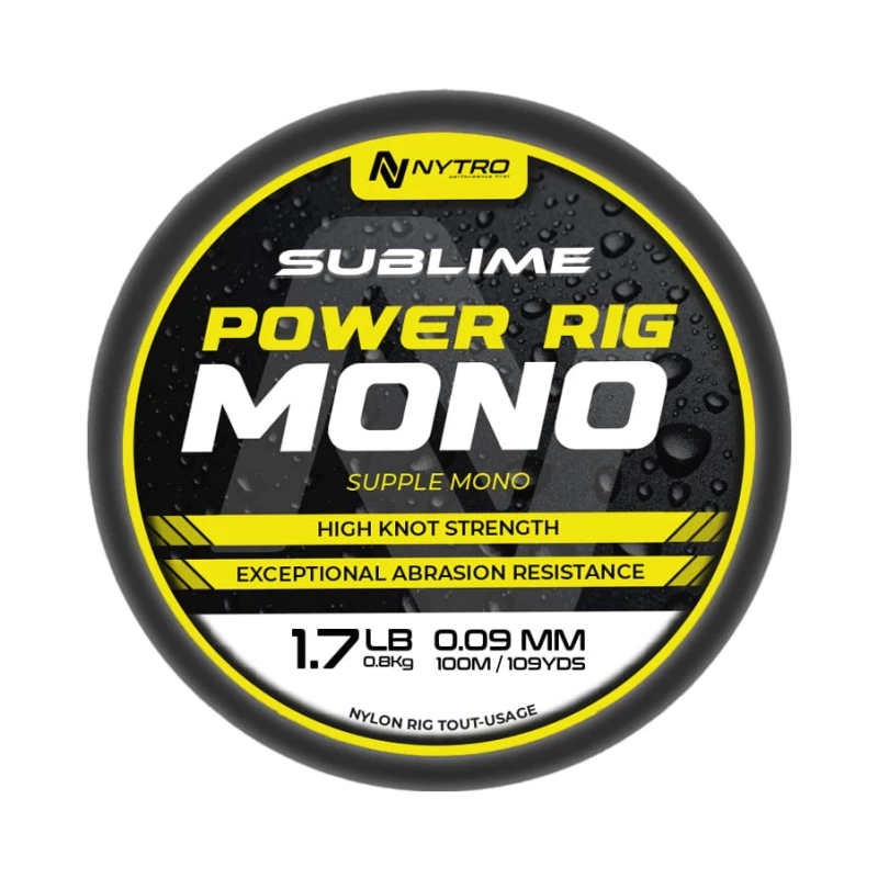 Żyłka NYTRO SUBLIME POWER RIG MONO 0,09