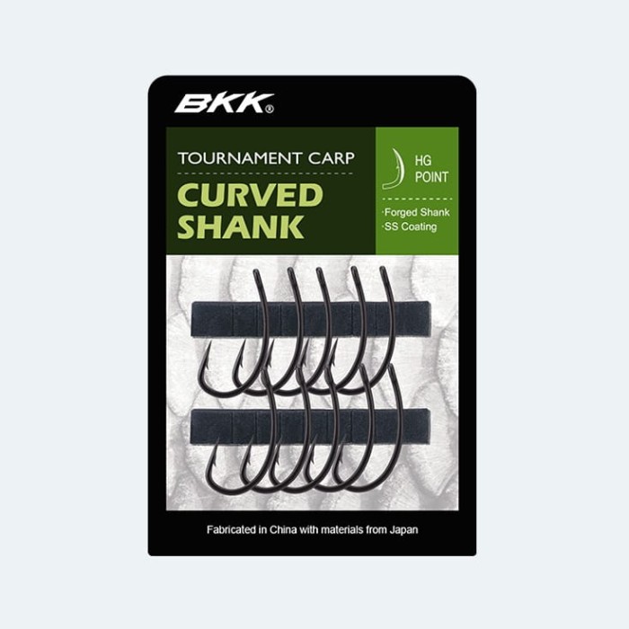 Haki BKK CURVED SHANK roz.2 op.10szt.