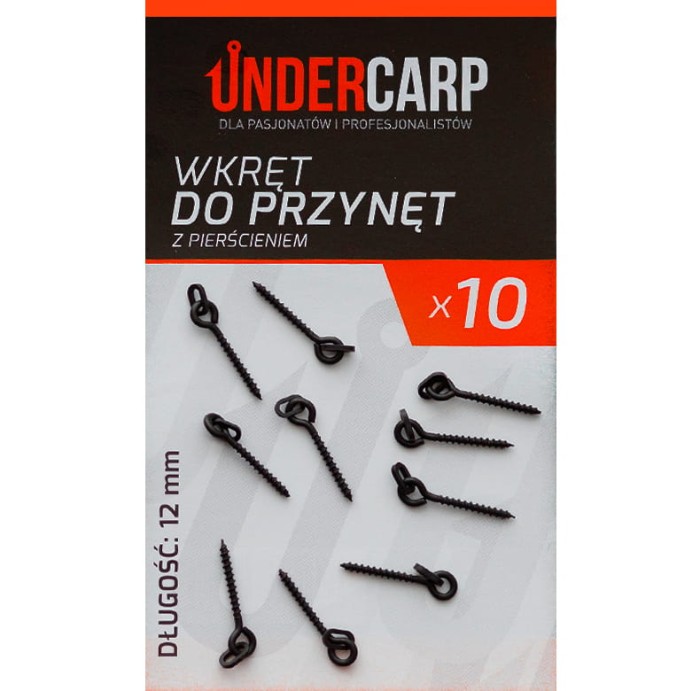 Wkręt do przynęt z pierścieniem 12mm