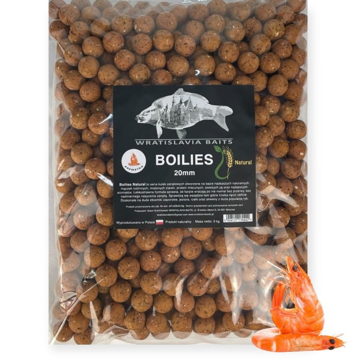 Kulki Wratislavia Natural KREWETKA 3kg 20mm H W