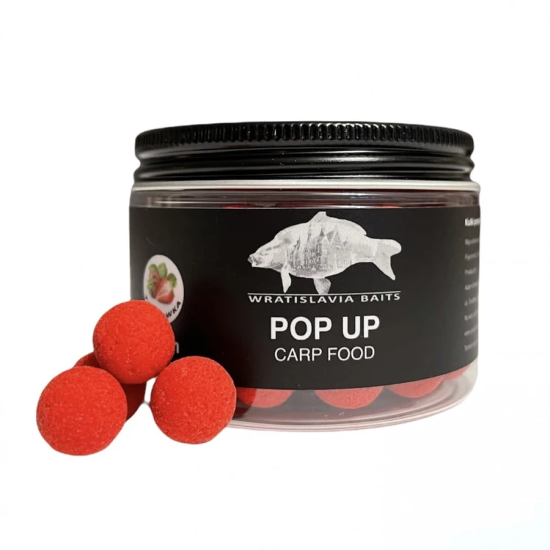 Kulki Wratislavia POP UP Carp Food Truskawka 16mm