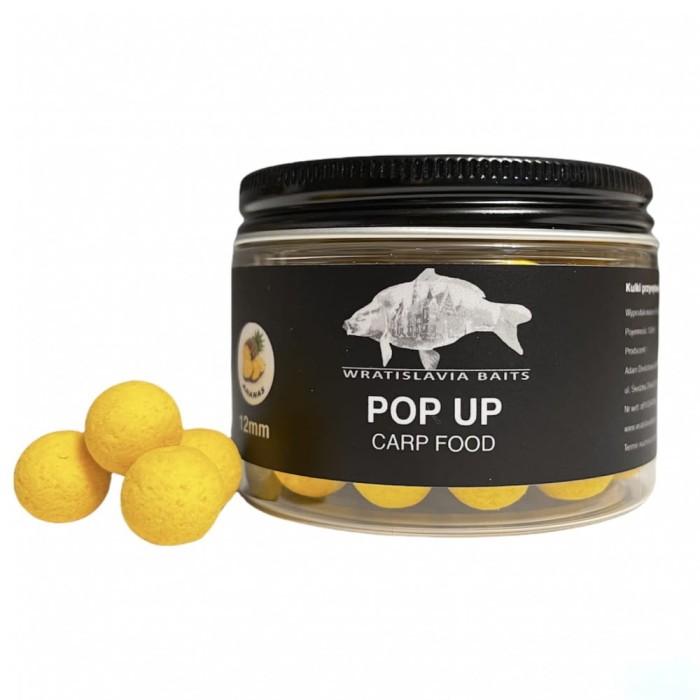 Kulki Wratislavia POP UP Carp Food ANANAS 16mm