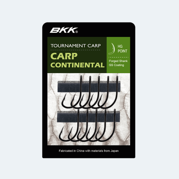 Haki BKK Carp Continental roz. 4 op. 10szt