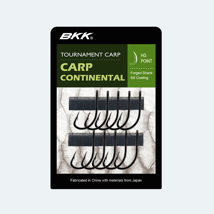Haki BKK Carp Continental roz. 2 op. 10szt.