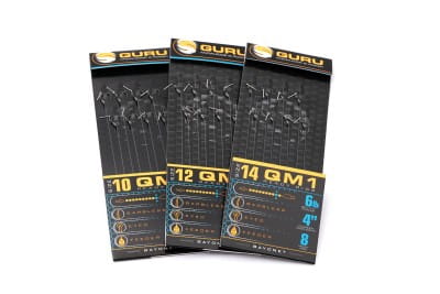 Przypony GURU QM1 Bayonet 4 inch 12 (0.22mm)