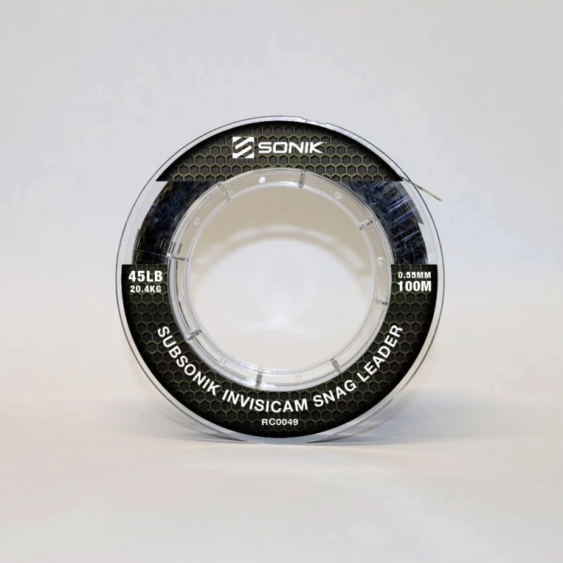 SUBSONIK INVISICAM SNAG LEADER 45LB 100M (0.55mm)