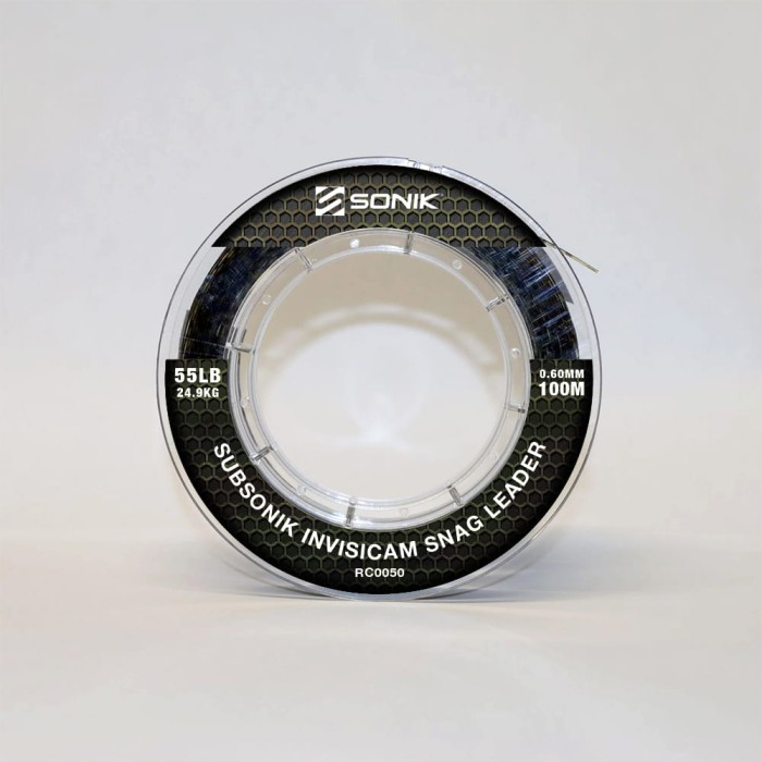 SUBSONIK INVISICAM SNAG LEADER 55LB 100M (0.60mm)