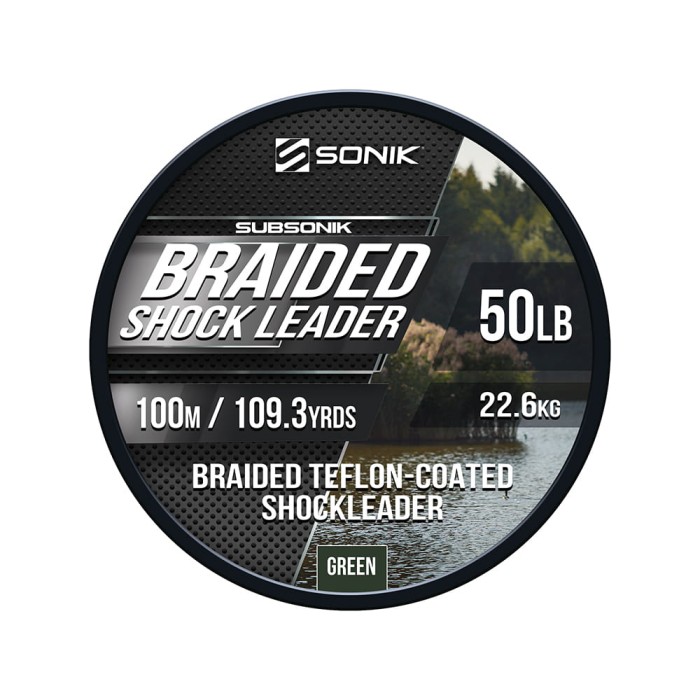 SONIK BRAIDED SHOCK LEADER 50LB 50M