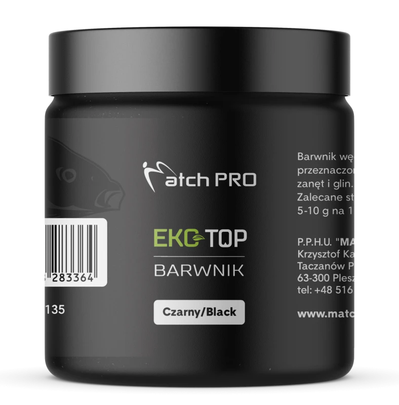 Barwnik Zanętowy EKO-TOP Matchpro Czarny 120g