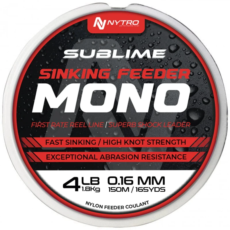 Żyłka NYTRO SUBLIME SINKING FEEDER MONO 0,16