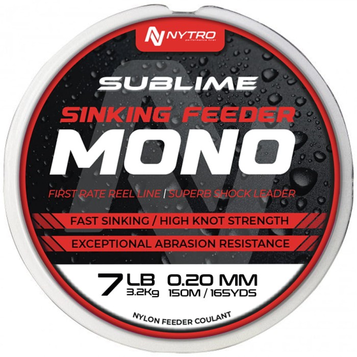 Żyłka NYTRO SUBLIME SINKING FEEDER MONO 0,20