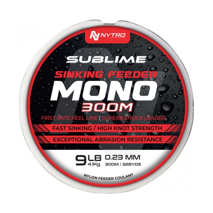 Żyłka NYTRO SUBLIME SINK FEEDER MONO 0,23 300M