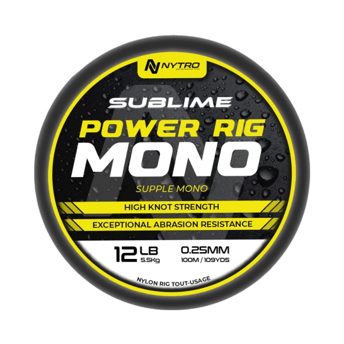 Żyłka NYTRO SUBLIME POWER RIG MONO 0,25