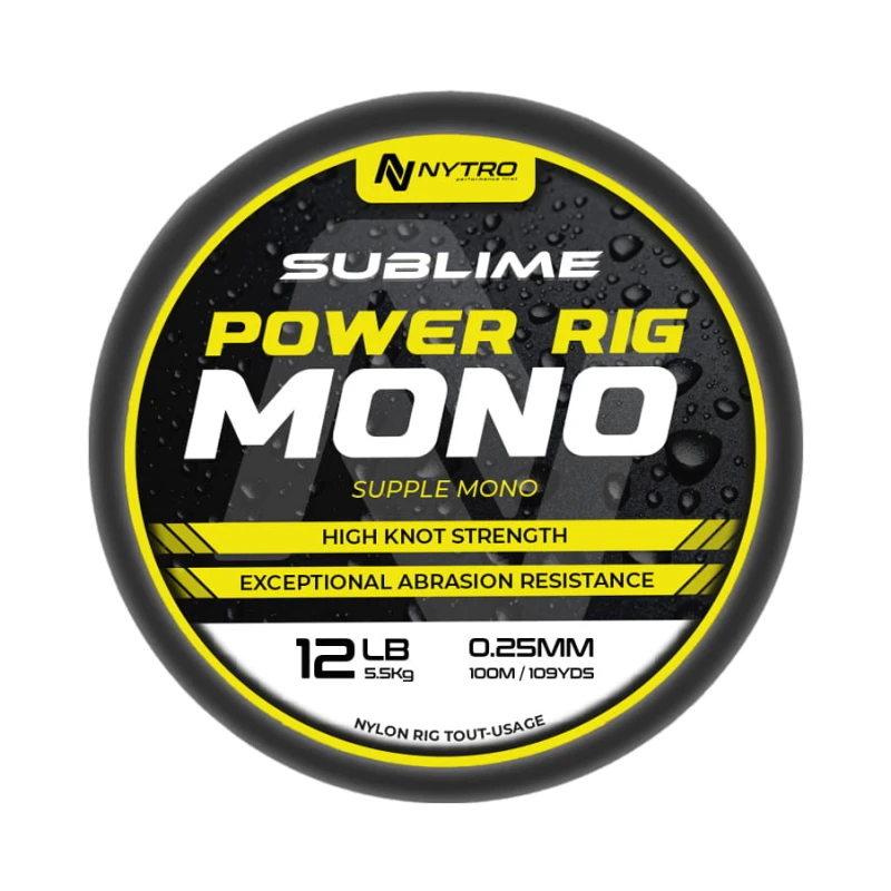 Żyłka NYTRO SUBLIME POWER RIG MONO 0,25
