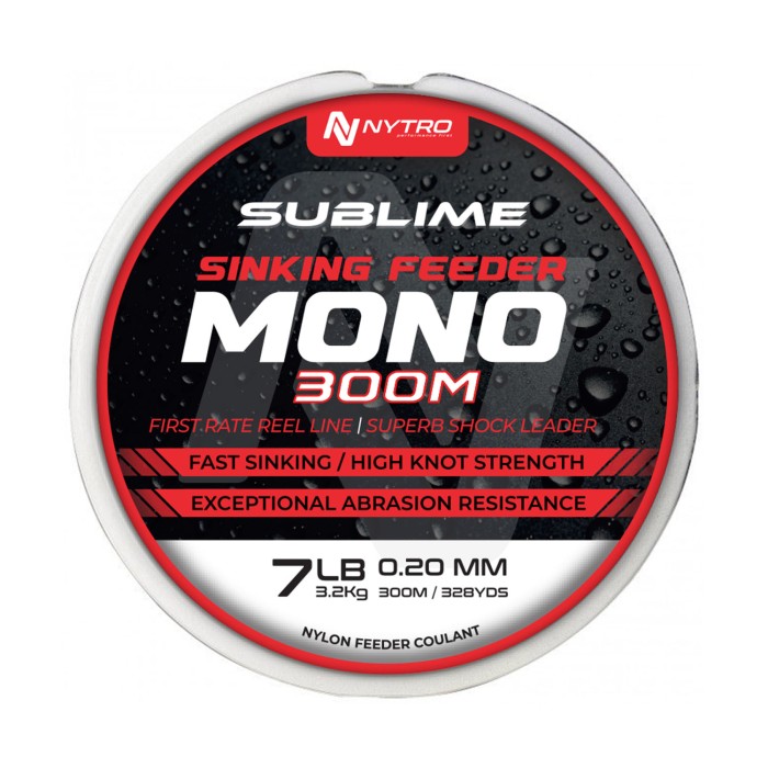 Żyłka NYTRO SUBLIME SINK FEEDER MONO 0,20 300M