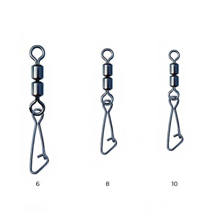 Agrafka NYTRO DOUBLE F-SWIVEL W/HOOKED SNAP 6