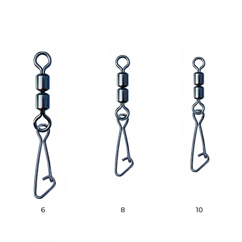 Agrafka NYTRO DOUBLE F-SWIVEL W/HOOKED SNAP 6