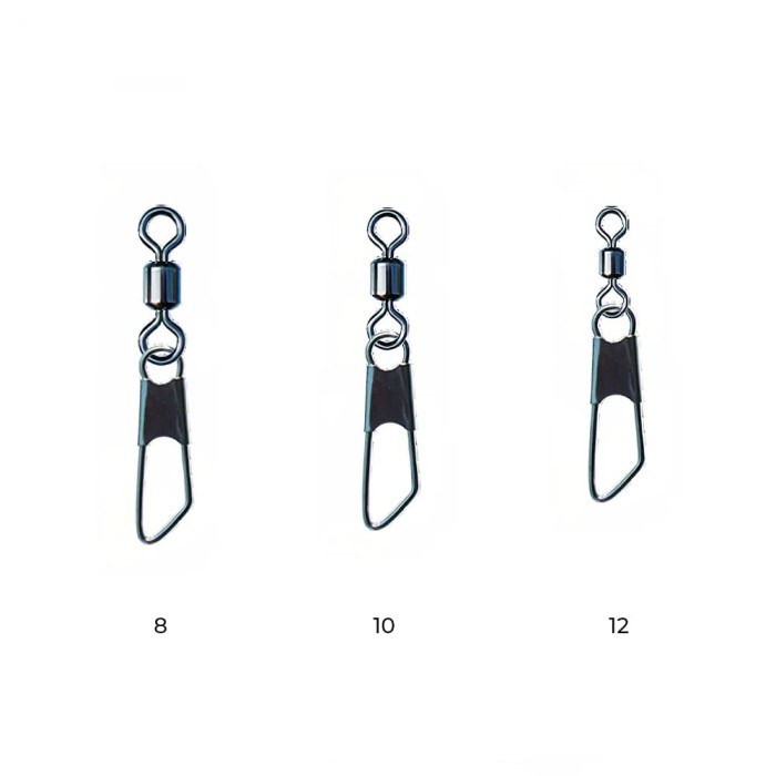 Agrafka NYTRO F-SWIVEL W/SAFETY SNAP 8