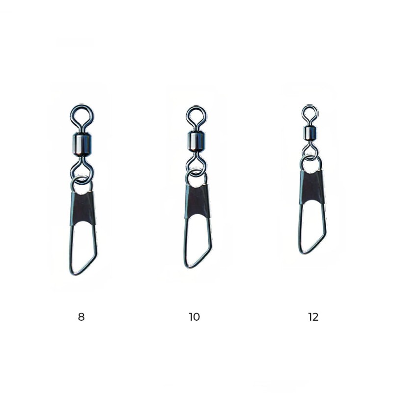 Agrafka NYTRO F-SWIVEL W/SAFETY SNAP 8