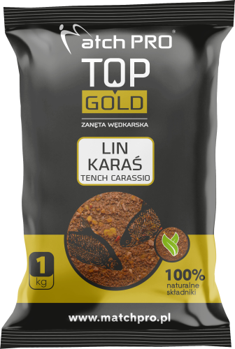 Zanęta TOP GOLD LIN, KARAŚ MatchPro 1kg