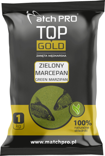 Zanęta TOP GOLD ZIELONY MARCEPAN MatchPro 1kg