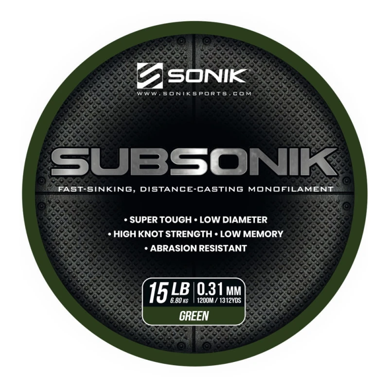 SUBSONIK GREEN 15LB 1200M (0.31mm)