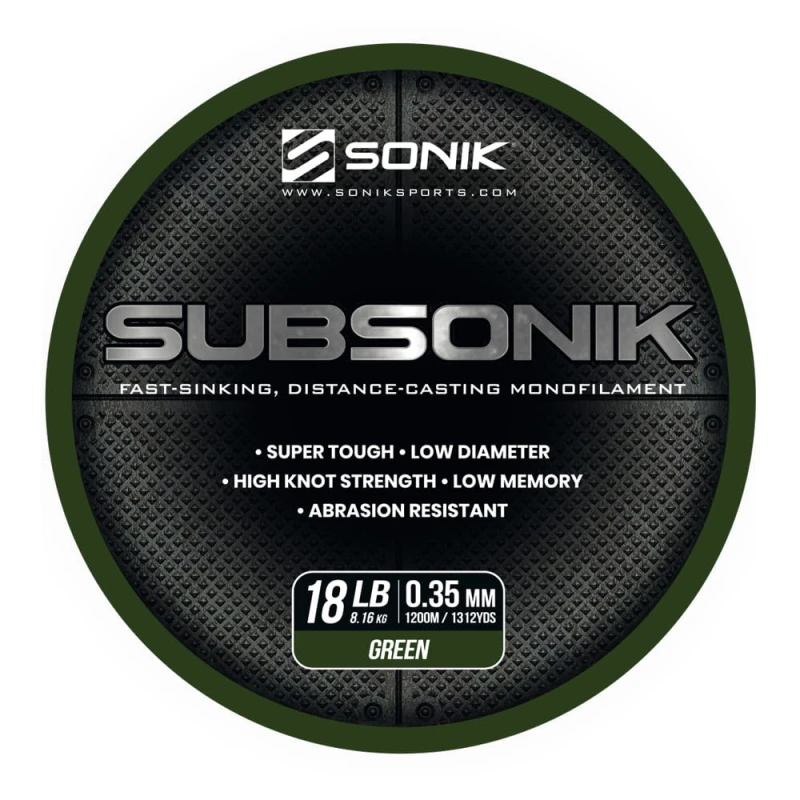SUBSONIK GREEN 18LB 1200M (0.35mm)